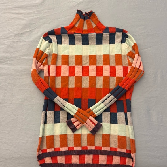 Velour Canada Sweaters - Ribbed long sleeve cowl neck multi coloured ladies sweater, new, never worn.